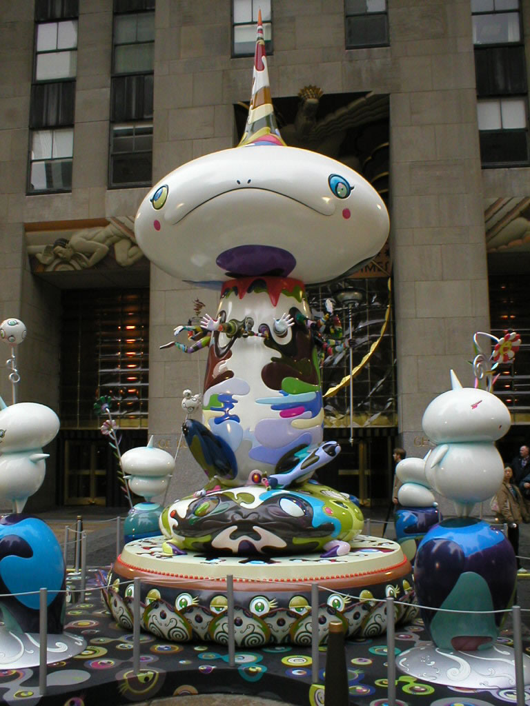  example of a co-opted aesthetic is found in Takashi Murakami's work.